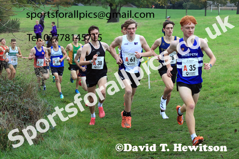 Senior Mens relay, 2025 Northern Cross Country Relays, Graves Park, Sheffield. Photo: David T. Hewitson/Sports for All Pics